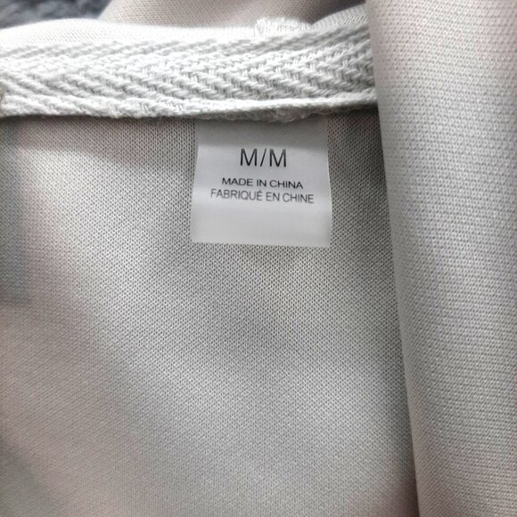 Elie Tahari Womens Short-Sleeve Beige Hoodie Front Pocket Sz medium super soft - Picture 7 of 8